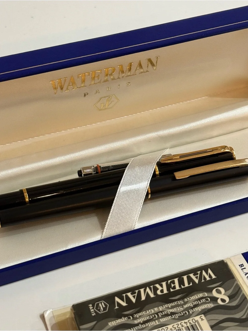 Vintage Waterman Gold Fountain Pen and Vintage Sheaffer Fountain Pen